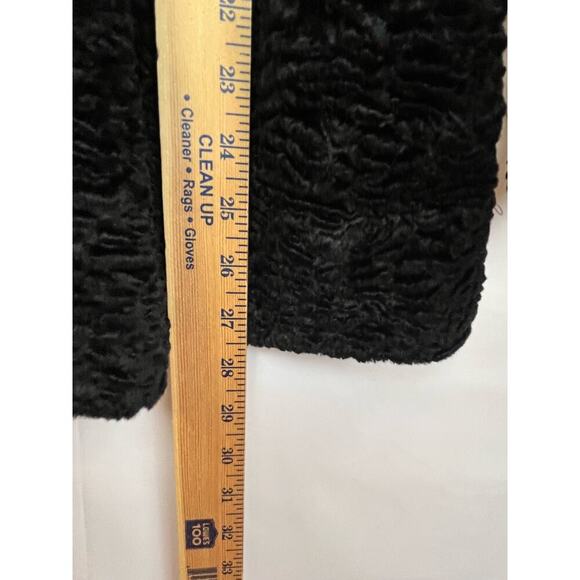 Denim & Co. Womens 1X Black Textured Long Sleeve Zip Front Jacket A03280 - Picture 5 of 7